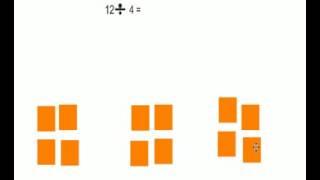 key stage 1 division by grouping using objects