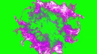 green screen Purple Shockwave Animation