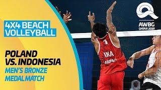 Beach Volleyball 4x4 - Poland vs Indonesia | Men's Bronze Medal Match | ANOC World Beach Games 2019