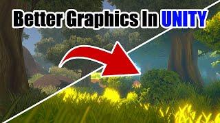 How To Get Better Graphics In Unity | Texturing | Post Proccessing | Lighting | Quality Settings |