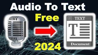 How to convert Audio To Text Free online | Audio To Text Online Free