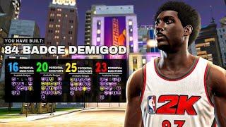 NBA 2K21 NEXT GEN 84 BADGE DEMIGOD BUILD - BEST BUILD in NBA 2K21