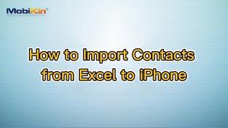 How to Import Contacts from Excel to iPhone