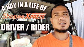 A DAY IN A LIFE OF SHOPEE XPRESS DRIVER/RIDER