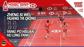 Zheng Si Wei / Huang Ya Qiong vs Yang Po-Hsuan / Hu Ling Fang | World Tour Finals 2024 | Highlights