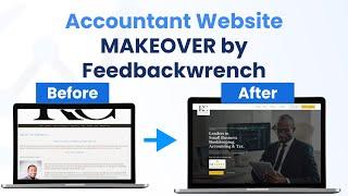 Accountant Website Makeover by Feedbackwrench -  Bookkeeper Marketing & Websites for CPA Firms