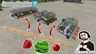 [FR] [TUTO] FARMING SIMULATOR 22 LES SERRES Fraises Laitues et Tomates