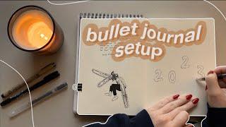 bullet journal setup | plan with me | anime theme