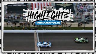 Kyle Larson wins the Brickyard 400 in NASCAR Overtime