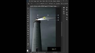 Create Beams Of Light #shorts #photoshop #