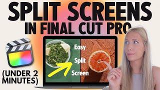  Tutorial: How to Split Screen in Final Cut Pro *Easy for Beginners*