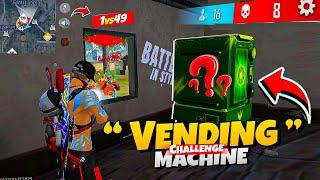 I Can Only Loot From Vending Machine  Op Challenge   Free Fire