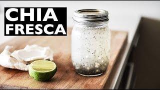 Coconut Chia Fresca Recipe | HOW TO MAKE A VEGAN ENERGY DRINK!