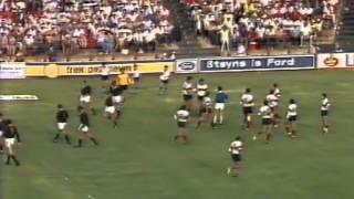 1984 Rugby Union match: South Africa Springboks vs South American Jaguars (1st Test)