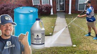 Everything I Know About Using Bleach For Pressure Washing Concrete