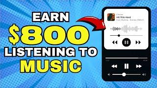 Make $800 a Day Listening to Music Online