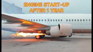 B737-300 CFM 56-3 Engine Start-up after 1 year