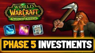 TBC Phase 5 Investments and Items to SELL NOW