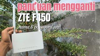 Cara Ganti Sandi Wifi Router ZTE F450 Panduan Ubah Nama Dan Password