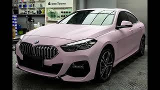 BMW | Lolita Pink | The satin texture is simply amazing #carwraps #nascarwraps #vinylwrap