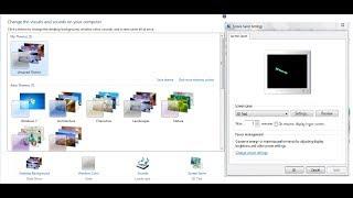 How to change dextop wallpaper and 3D text screen saver in Windows 7