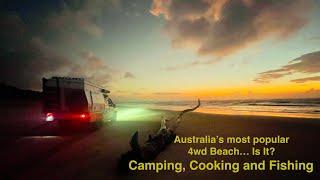 The most popular 4wd beach in Australia? Is It? Camping Cooking & Fishing,Teewah Beach SEQ.