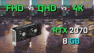 RTX2070 해상도에  따른 게임성능 차이는? (FHD vs QHD vs 4K) - 롤, 오버워치, 배그 with 라이젠 5600X