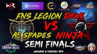 FNS LEGION (TEAM DEMI) VS Æ SPADES (TEAM NINJA) WHReSports ML Philippine Cup 2019