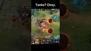 "tanks" don't matter?  #dota2 #dota2clips #dota2shorts #dota2gameplay