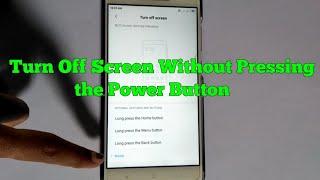 Redmi Tricks - Turn Off Screen Without Pressing the Power Button MIUI 10