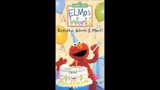 Elmo's World Birthdays, Games & More (2001 VHS) (Higher Quality)