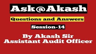 Ask@Akash | Questions & Answers | Session-14 | In Hindi