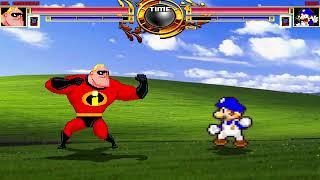 NICK54222 MUGEN: Mr. Incredible VS SMG4