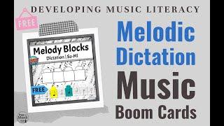 FREE Melodic Dictation Set 1 | Online Activities for Elementary Music Classroom & Distance Learning