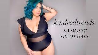 kindredtrends | Plus size swimsuit try-on haul