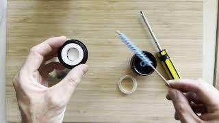 How To Keep a Push Button Thermos Flask Lid Clean (Disassembly)