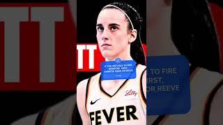 CAITLIN CLARK TEAM USA CHERYL REEEVE CHRISTIE SIDES INDIANA FEVER WNBA #caitlinclark #wnba hate