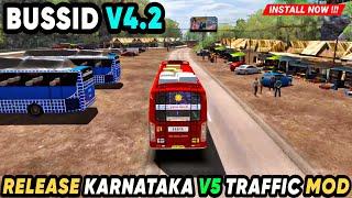 RELEASE KARNATAKA V5 TRAFFIC MOD For Bus Simulator Indonesia || Bussid V4.2 || Offroad Gamers ||