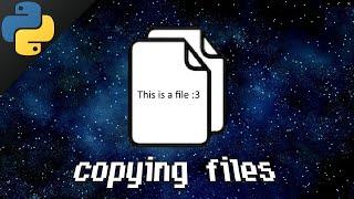 Python copy a file ️