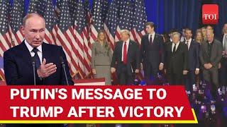 Putin's First Reaction To Trump Victory; 'Won't Congratulate...' | Watch | U.S. Election 2024