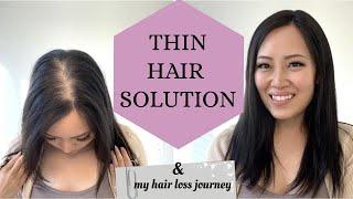 How I Cover Up Thinning Hair | "Claire" Hair Topper by Uniwigs Review