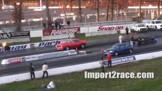 Domestic vs Import Street wars 3, Civic turbo  vs Muscle Car