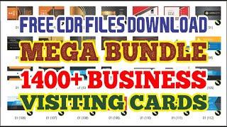 Business Cards 1400+ Mega Bundle Data - Visiting Card Cdr File 2022 Free Download - Best Graphics 4U