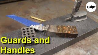 Triple-T #189 - How to slot a guard and handle for a hidden tang bowie knife