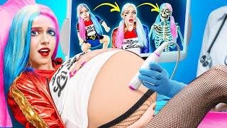 Joker and Harley Are Waiting For Babies?! Smart Pregnancy Hacks by Ha Hack