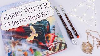 Harry Potter Makeup Brushes DIY | Lana