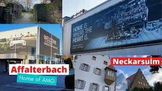 Affalterbach - home of AMG, Neckarsulm - HQ of Lidl