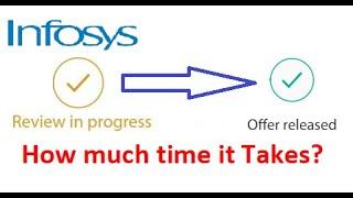 How much time Infosys takes to generate Offer letter? Will they send rejection mail to everyone?