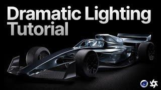 3D Dramatic Product Lighting Tutorial | Formula One | Cinema4D & Octane Render