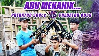 ADU MEKANIK....SENAPAN ANGIN PCP BOCAP PREDATOR 500CC & PREDATOR OD 38 | TES AKURASI & FPS